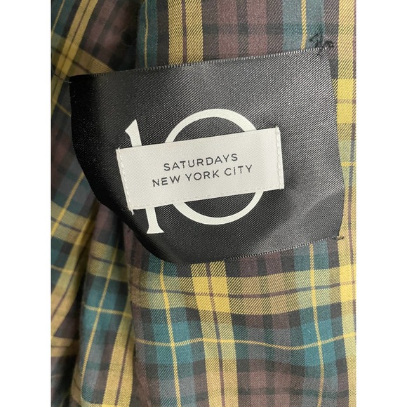 Saturdays New York City Kawano Wool Overcoat Large - Picture 6 of 12